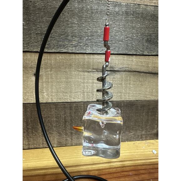 Dept 56 ICE CUBE Christmas Ornament Hand Drill - Picture 4 of 4